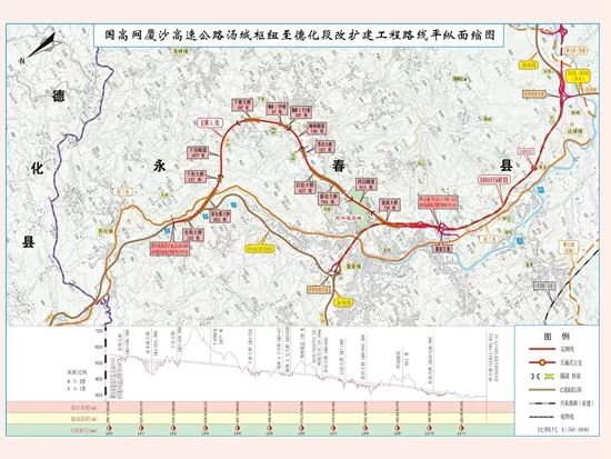 最新厦沙高速路线图详解